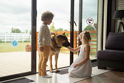Screen Door Magnets Double Sided – Keep People, Kids, and Dogs from Running into The Screen Door - Robbins Aria Purple Gold - color: Purple Gold