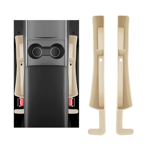2PCS Car Seat Gap Filler, Automotive Seat Organizer Fill The Gap Between Seat and Console, Universal Car Gap Seat Storage for Phone Wallets and Keys, Car Accessories (Beige) - color: Beige