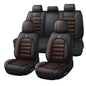 Truck Seat Covers for Chevy Silverado 1500 2007-2026, Waterproof Nappa Leather Full Coverage Car Seat Cover, Muscle Sport Style Auto Interior Covers （Full Set Black&Coffee）