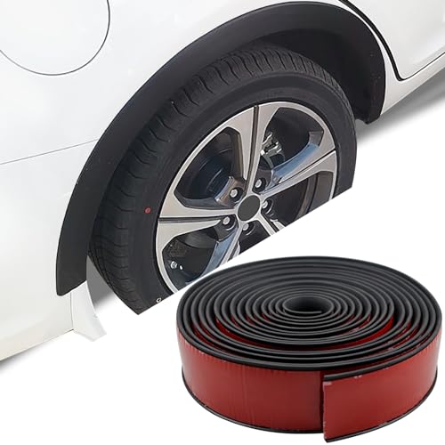 20Ft Car Wheel Arch Trim, Fender Flares Arches Wing Expander Car Wheel Eyebrow Anti-Collision Strip for Pickup SUV Car Fender Flare Edge Trim (5.5CM) - size: 5.5CM