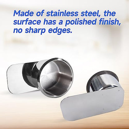 GSE Games & Sports Expert Stainless Steel Cup Holder, Drop-in Cup Holder for Casino Poker Tables, Work Desks, Boats, RVs, Cards & Trucks (Slide Under) - color: Jumbo, style: 50-Pack