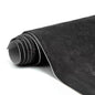 Premium Black Suede Fabric Wrap - 17x70 inch Suede Wrap for Car Interior - Self-Adhesive Microfiber and Synthetic Leather, Stretchable Interior Film for Car and Home Decor