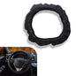Car Steering Wheel Cover, Microfiber Leather Steering Wheel Cover，Anti-Slip Breathable Steering Wheel Protector，15 inch Universal for SUV, Truck, Van (Black&Red) - color: Black-Red