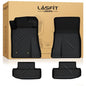 LASFIT Floor Mats for Ford Mustang 2015-2025 2026 All Weather Protector TPE Car Floor Liners, 1st & 2nd Row, 4pcs Black - style: 9) Mustang| 15-26 | 2Rows
