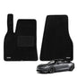 WENNEBIRD Superior Carpet Front Row Floor Mats for 2012-2020 Tesla Model S, 0.6-Inch Ultra-Thick, Noise-Reducing, All-Weather Waterproof Anti-Slip – 2-Pc Set - size: 2012-2020 Model S 2-Pc Set