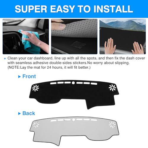 Autorder Dashboard Cover Mat for 2010-2021 2022 2023 2024 Toyota 4Runner Accessories Dash Cover Upgrade Velvet Dash Mat Sunshade Glare UV Rays Protector - size: 2010-2024 Toyota 4Runner