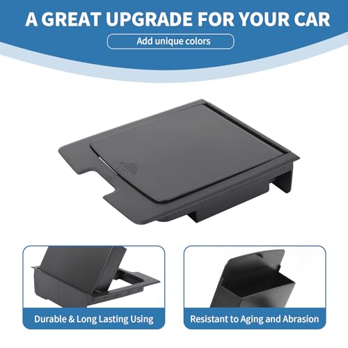 for Wrangler JK Center Console Hidden Storage Tray Box, Secret Storage Compartment for Jeep Wrangler JK JKU 2011-2017 Black Storage Container Accessories