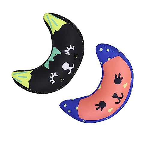 Kids Car Seat Travel Neck Pillow Soft Neck Support Cushion Car Seat Belt Cover Cushion Pillow Car Seatbelt Shoulder Pad Head Neck Support Pillow Seat Strap Pillow for Car Airplane Pushchair Travel - color: Blue+black