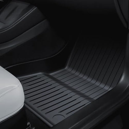Tesla Model 3 Highland 2024 2026 Floor Mats Set, Custom Fit All Weather TPE Car Mats with Front & Rear Floor Liners, Trunk Cargo Liner & Rear Storage Mats, 6PCS Model 3 Accessories - size: Floor Mats for 2024-2026 Model 3 Highland| 6PCS