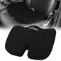 Nilight Car Seat Cushion Black Velvet Gel Memory Foam Seats Soft and Comfortable Suitable for Daily Life and Driving Relieves Sciatica and Tailbone Pain Improves Drive Vision - color: Black Velvet