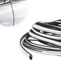 16FT (5M) Car Door Edge Protector, Universal U Shape Trim Molding Rubber Seal Protector with Fits Most Cars (Silver) - color: Silver