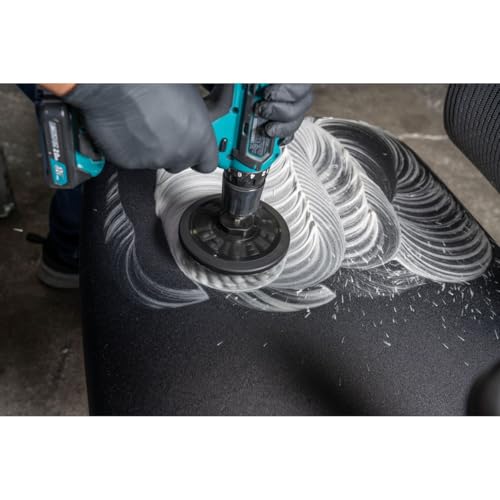 Chemical Guys ACC506 Light Duty Spinner Multi-Surface Drill Brush Attachment (Fits Any Standard Drill - Power Scrubber Removes Stains & Gently Cleans Upholstery, Fabric and Carpet), Gray - style: Light Duty