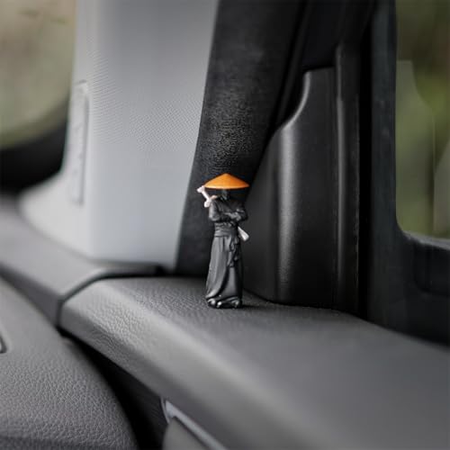 Car Dashboard Decorative Figurines, 3-Piece Martial Arts Swordsman Set, Desktop Computer Monitor Ornaments (3 Pcs Swordsman)