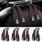 4 Pack Car Seat Headrest Hooks for Purses and Bags, Car Purse Holder With Double Metal Hooks, Headrest Back Seat Handbags Hook, Universal Car Purse Hanger, Cute Car Hanging Accessories, Brown - color: 4pcs Brown