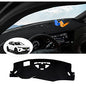 Autorder Dashboard Cover Mat for 2021-2023 Buick Envision Accessories Dash Cover Flannel Dash Mat Sunshade Glare UV Rays Protector (Left Hand Drive with HUD) - size: For Buick Envision 2021-2023