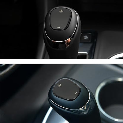 TOMALL Stainless Steel Car Gear Shift Knob Cover Compatible with Chevy Equinox 2018-2020 Shift Panel Trim Gear Lever Cover for Car Interior Car Accessories (Black Titanium) - color: Stainless Gear-Black Titanium
