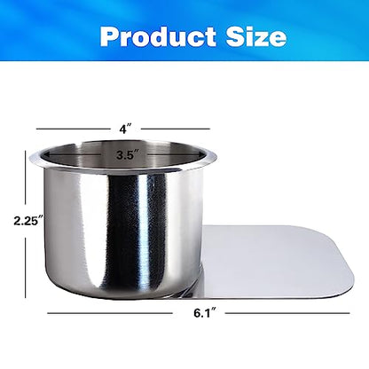 GSE Games & Sports Expert Stainless Steel Cup Holder, Drop-in Cup Holder for Casino Poker Tables, Work Desks, Boats, RVs, Cards & Trucks (Slide Under) - color: Jumbo, style: 50-Pack