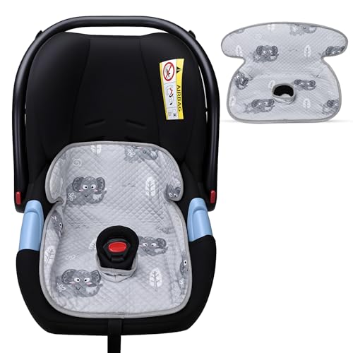 Car Seat Potty Training Protector - Waterproof Piddle Pad Car Seat Liner with Anti-Slip Backing, Travel-Friendly Machine Washable Cover for Baby Toddler Carseat, Stroller (Gray) - color: Grey, size: 1 Pack