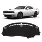 KUST Black Dash Cover for Dodge Challenger 2015-2022 2023 2024 Left Hand Driving Non-Slip Dashboard Cover Interior Accessories for Dodge Challenger Custom Fit Dash Mat Sunshade No Glare - size: 59.45''×24.41''(Dodge Challenger 15-24）