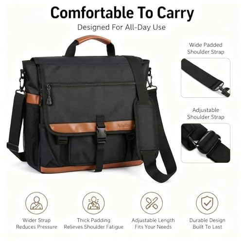 Car Front Seat Organizer with Stable Anti-Swing Design, Passenger Seat Organizer fits 15.6" Laptop, Mobile Office for Car & Truck Front Seat Organizer, Professional Work Bag for Car, Trucks
