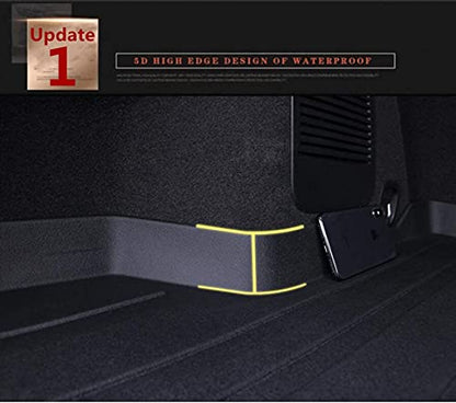All Weather Rear Cargo Liners Trunk Tray Mats Protector Custom Compatible with 2018 2019 2020 2021 2022 2023 2024 2025 Toyota Camry, 3D Waterproof Durable Odorless Flexible Black TPO Accessories - size: 3）For Toyota Camry I 2018-2026 I Trunk Mat