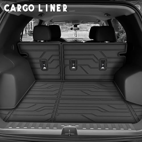 KARPAL Floor Mats for 2025 2026 Chevy Equinox (Only Gas) & GMC Terrain, All-Weather TPE Custom Fit Floor Liners Chevrolet Car Accessories - style: 2025-2026 | For Chevy Equinox | Full Set