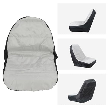 Tractor Seat Cover 600D Oxford Cloth PU Coating Water Proof Universal Forklift Mower Seat Cover for Tractors Mowers Forklifts Garden Vehicles