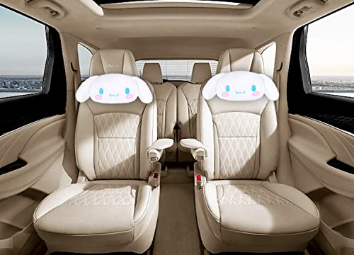 Roffatide Anime Cinnamoroll White Dog Car Neck Pillow 1 Pcs Plush Auto Head Neck Rest Cushion for Chairs, Recliners, Driving Seats (LYS10101) - color: A 1 Pc Car Neck Pillow