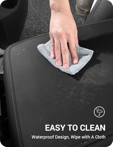 BASENOR Rear Seat Back Cover for 2026 2025 Tesla Model Y Juniper 5 Seats All Weather Seatback Liner Backrest Mats Pet Dog Friendly Model Y Accessories 3PCS (Standard/Premium/Performance) - size: 2025 2026 Model Y Juniper