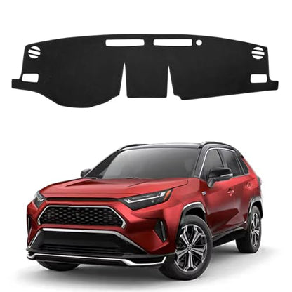 Dashboard Mat Cover for Toyota RAV4 2019 2025 Nonslip Center Console Sunshield Glare UV Rays Protector Accessories - size: Toyota RAV4 2019-2025