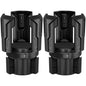 Cup Holder Expander (Adjustable Holder & Base, Auto-Fit Hold, One Button Open), Car Cup Holder Expander for Yeti, Hydro Flask, Nalgene, Owala, Bottles in 2.6"- 4.8" (Black, 2 Pack) - color: Black, size: 2 Pack