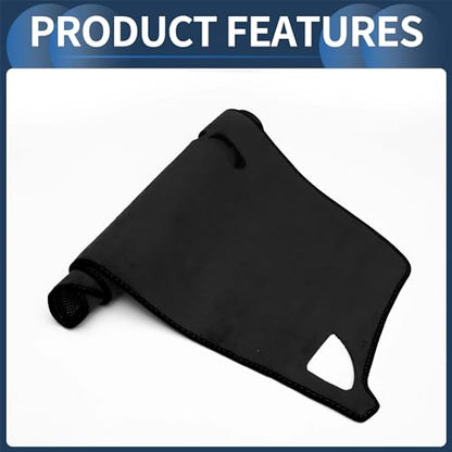 Dash Cover, Center Console Non-Slip Dashboard Carpet Mat for Mitsubishi Lancer EX 2008-2017 Flannel Black,1Pc