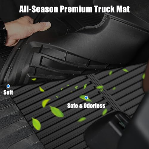 Trunk Mat for Toyota Tundra SR5 2022-2025, MERXENG Car Trunk Protector All-Weather Rear Cargo Area Mat Protective Floor Mat for Toyota Tundra SR5 2022-2025 - size: for Toyota Tundra SR5 2022-2024