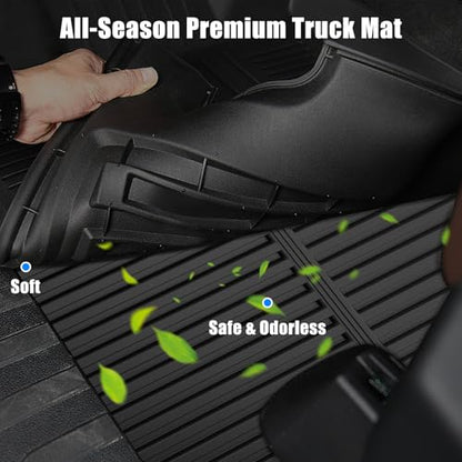 Trunk Mat for Toyota Tundra SR5 2022-2025, MERXENG Car Trunk Protector All-Weather Rear Cargo Area Mat Protective Floor Mat for Toyota Tundra SR5 2022-2025 - size: for Toyota Tundra SR5 2022-2024