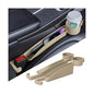 2PCS Car Seat Gap Filler, Multifunctional Vehicle Seat Side Gap Plug Blocker with Cup Holder & Storage Slot, No Drop Automotive Console Crevice Stopper, Universal for Truck SUV Van (Beige) - color: Beige