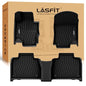LASFIT Floor Mats for Mercedes Benz GLE SUV 2020-2026 350/450/ 53 AMG (Not Fit Coupe; Fit 5 Seats), All Weather TPE Anti-Slip Floor Liners Custom Fit GLE Car Mats, 1st & 2nd Row Set, Black - size: 1) For Benz GLE | 2020-2026 | 1st & 2nd Row
