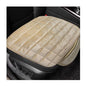 DXNQ Car Seat Cushion, Soft Plush Auto Seat Cover with Non-Slip Silicone Bottom & Storage Pocket, Universal Breathable Vehicle Seat Cushion Pad for Car Truck SUV, Car Accessories (Beige) - color: Beige