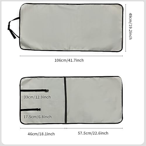 Dog Car Seat Cover for Back Seat，Back Seat Pet Cover for Daily Life, Convenience Waterproof & Nonslip Seat Covers for Pet (Black - Bone)