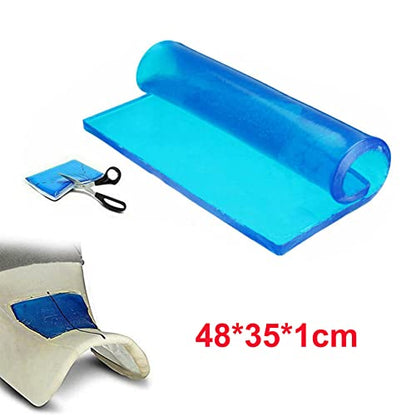Motorcycle Seat Gel Pad Car Driver Seat Cushion Shock Absorption Mats Reduce Fatigue Comfortable Soft Cooling Gel Pad Cool DIY Pad Office Chair Seat Cushion Motorcycle Seat Foam(48 x 35 x 1cm) - size: 48 x 35 x 1cm