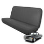 Front Seat Cover Compatible with 1973-1999 Chevy Full Size Trucks Solid Bench Seats, Neoprene Seat Cover, Durable Seat Protection with Rain Defender, Charcoal