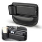 Car Seat Gap Filler Organizer, Universal Premium Leather Seat Organizer with Cup Holder, Seat Gap Storage Box with Bottle Holder, Car Leather Gap Bag Front Center Console Seat (Driver Side) - size: Driver Side