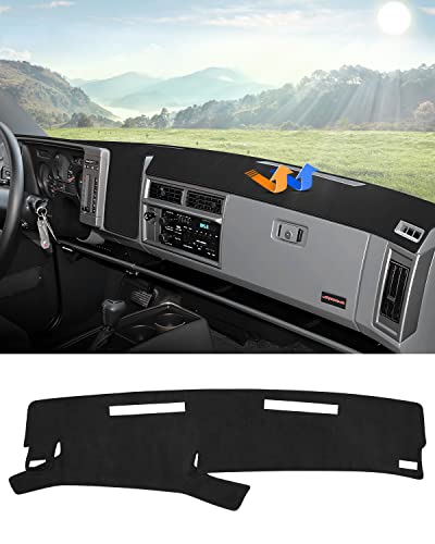 Autorder Dashboard Cover Mat for 1986-1993 Chevy Chevrolet S10 Blazer/GMC S15 Jimmy Sonoma/1991-1994 Oldsmobile Bravada Accessories Dash Cover Flannel Dash Mat Sunshade Glare UV Rays Protector - size: 1986-1993 Chevy S10