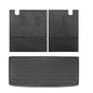 VEVOR Cargo Mats Compatible with 2016-2022 & 2023-2024 Honda Pilot, Custom Fit TPE Cargo Liner Set for SUVs, Trunk and Back Seat Protector Replacement, Black, Trunk Mat and Backrest Mats - style: Honda Pilot 2016-2024
