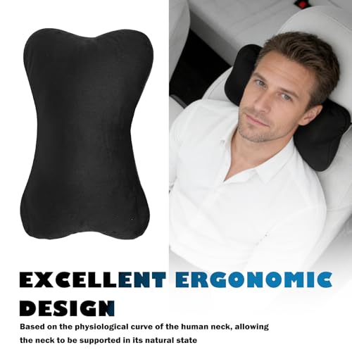 2PCS Car Headrest Pillow Soft & Comfortable,Breathable Car Neck Pillow for Neck Support & Relieve Driving Fatigue,All-Season Necks Pillows for Cars Interior Accessories