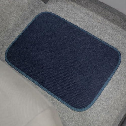 Front & Rear Carpet Floor Mats Set Auto Car Suvs Fits Truck-Blue Vacuum or Use Soap and Water-Maintenance MT-100-BL 901-87405