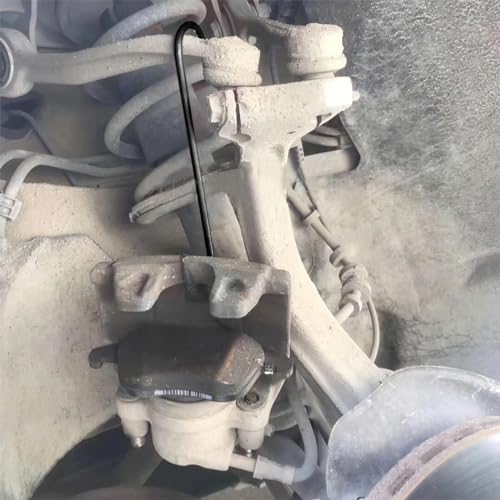 2PCS Car Brake Caliper Hooks, Vehicle Caliper Hangers with Rubber Caps, S-Shaped Automotive Accessories for Braking, Axle, Bearing, Suspension Work for SUV, Truck, RV（Black/2PCS） - color: Black, size: 2PCS