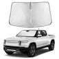 EcoNour Windshield Sunshade Compatible for Rivian R1T 2022-2024 2025 2026, Sun Visor for Front Windshield & Window Sun Shade Cover, UV Heat Blocker & Protector, Car Accessories - size: For Rivian R1T (2022-2026)