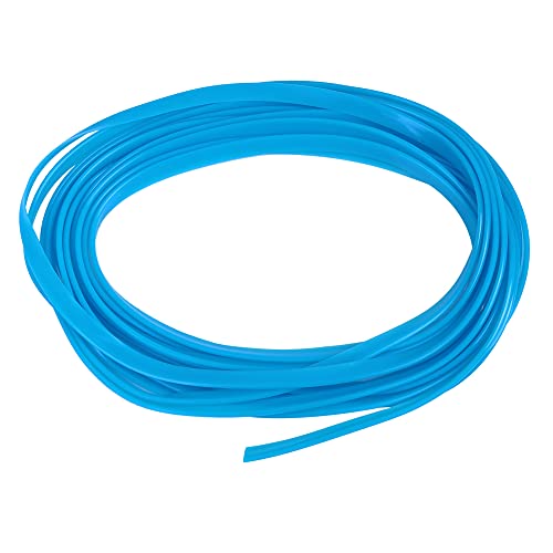 X AUTOHAUX Interior Trim Strip Line Gap Door Edge Seal Protector 5m 16.4ft Light Blue for Automobile - color: Light Blue