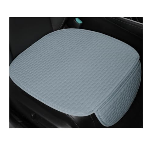 Yourkar 2PCS Car Seat Bottom Cover Pad, Breathable Auto Front Seat Button Cushion Mat with Pocket, Soft Comfortable Vehicle Seat Protector Pad, Universal Truck SUV Car Accessories (Gray) - color: Gray, size: 2 PCS