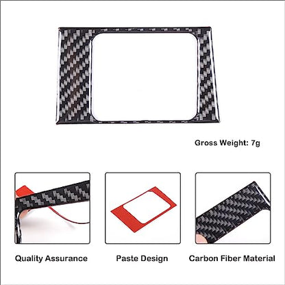 Car Center Control Brake Gain Switch Decorative Frame Sticker Compatible with Toyota Tundra/Sequoia 2022-2024 Real Carbon Fiber Brake Gain Switch Panel Protect Cover Trim Sticker Interior Accessories - size: Brake Gain Switch Trim Frame Sticker